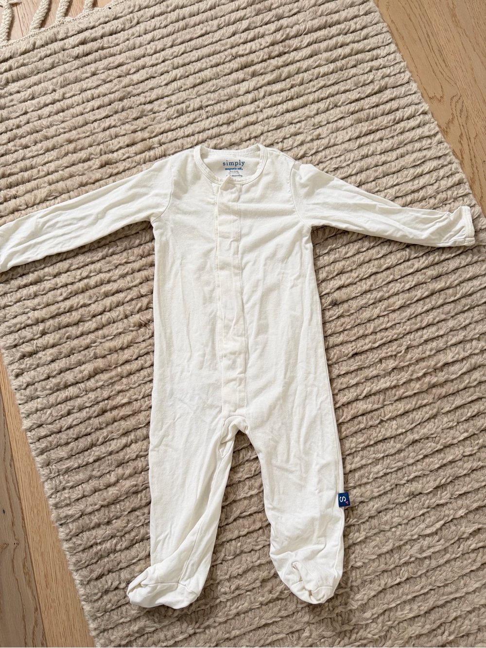 Magnetic Me Cream Footed One-Piece